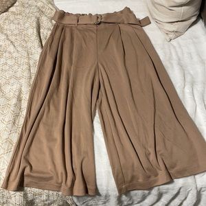 Uniqlo Beige Wide Leg Pants